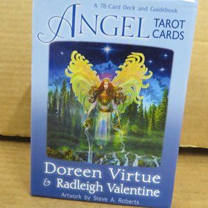 Angel Tarot Oracle Cards Doreen Virtue 78 Card Deck & Guidebook COMPLETE